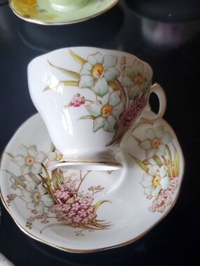 Bell Cup And Saucer Queen Anne?